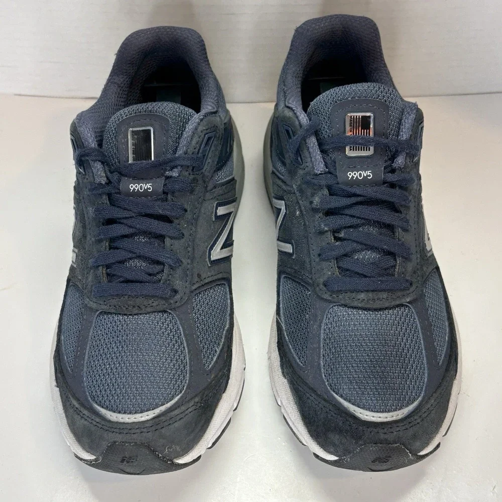 New Balance 990v5 Running Shoes - Women's US 8‎ Sneakers Navy Blue Made in USA